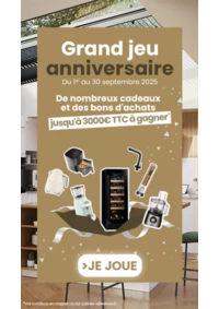 Prospectus Cuisines références LOURDES - ADE : Frand jeu anniversaire