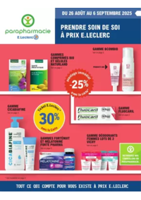 Prospectus Parapharmacie E.Leclerc BOIS D'ARCY : Prospectus Rentrée