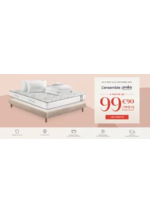Prospectus maison de la literie : Offrez à vos nuits une nouvelle dimension avec notre ensemble de nuit Onéa 1 Matelas + 1 Sommier + 1