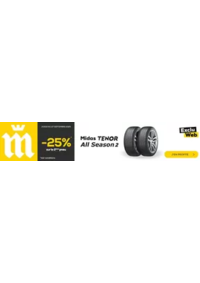 Prospectus Midas Viry-Noureuil : OFFRE -25% SUR LE 2ème PNEU