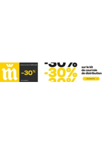 Prospectus Midas Clermont-Ferrand : -30% sur le kot de courroie de distribution