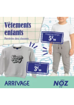 Prospectus NOZ : Vêtements enfants