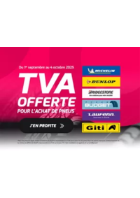 Prospectus Profil + BLAGNAC : TVA OFFERTE POUR L'ACHAT DE PNEUS* !