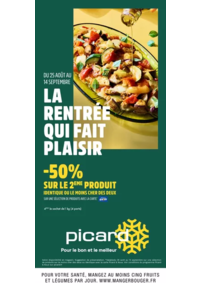 Prospectus Picard MILLAU : La rentrée qui fait plaisir