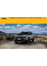 Prospectus Jeep : AVENGER 4XE THE NORTH FACE 1.2 TURBO T3 145 CH BVR6