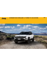 Prospectus Jeep : AVENGER 4XE OVERLAND 1.2 TURBO T3 145 CH BVR6
