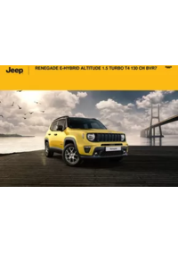 Prospectus Jeep Montauban : RENEGADE E-HYBRID ALTITUDE 1.5 TURBO T4 130 CH BVR7