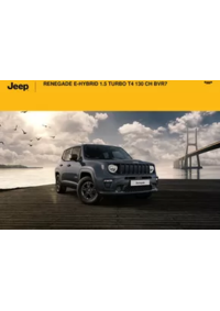Prospectus Jeep La Ravoire : RENEGADE E-HYBRID 1.5 TURBO T4 130 CH BVR7