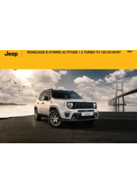 Prospectus Jeep Niort : RENEGADE E-HYBRID ALTITUDE 1.5 TURBO T4 130 CH BVR7