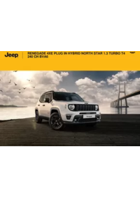 Prospectus Jeep Plerin : RENEGADE 4XE PLUG IN HYBRID NORTH STAR 1.3 TURBO T4 240 CH BVA6