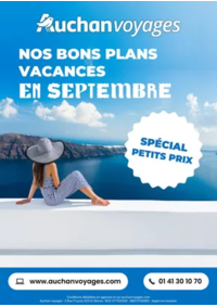 Prospectus Auchan SARCELLES Division Leclerc : Auchan voyages : bons plans vacances !