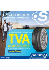 Prospectus Point S CONFLANS SAINTE HONORINE : Mais ce n'est pas tout ! Dès deux pneus Goodyear achetés, vous avez une chance de gagner 200€ en bon