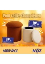Promos et remises  : Pouf coffre champignon