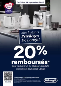 Prospectus Boulanger Limonest : Mes Instants Privilèges De’Longhi : 20€ remboursés