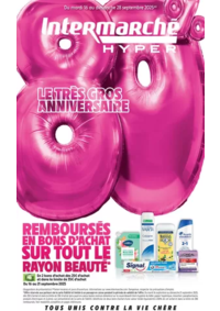 Prospectus Intermarché Hyper SAINT-MARCEL : TF ANNIVERSAIRE 1 + CAHIER REGION