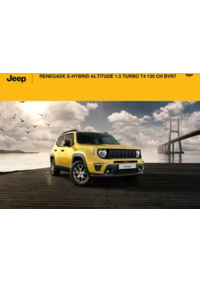 Prospectus Jeep Franois : RENEGADE E-HYBRID ALTITUDE 1.5 TURBO T4 130 CH BVR7