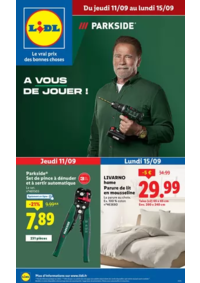 Prospectus Lidl ST ANDRE SUR ORNE : Profitez de la déco tendance et des outils Parkside pour tous vos projets, à prix Lidl !