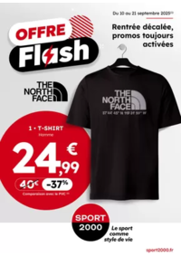 Prospectus Sport 2000 ST RENAN :  Rentrée décalée, promos toujours activées 