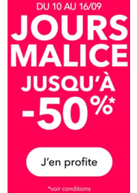 Prospectus Grain de Malice Loison-sous-Lens : SOLDES jusqu'à -50 %