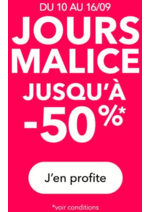 Promos et remises  : SOLDES jusqu'à -50 %