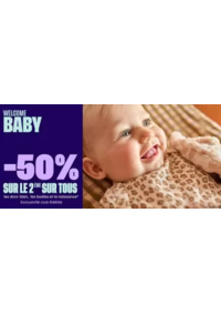 Prospectus Tape à l'oeil FLINS SUR SEINE : MOIS DU BEBE -50% sur le 2ème