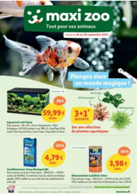 Prospectus Maxi zoo Saint-Aunès : Plongez dans un monde magique !