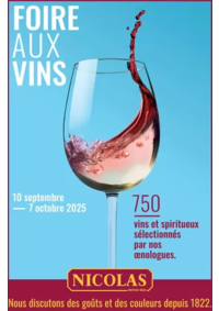 Prospectus NICOLAS METZ : Foire aux vins
