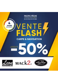 Prospectus Pacific Pêche LE MANS - LA CHAPELLE ST AUBIN : Vente Flash