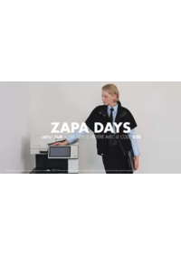 Prospectus Zapa Paris La Défense : Zapa days