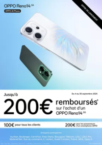 Prospectus MDA LANNION : OPPO Reno14 Jusqu'à 200€ remboursés