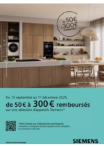 Prospectus Copra : Siemens vous rembourse jusqu'à 300€