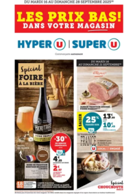 Prospectus Super U TRUCHTERSHEIM : Choucroute / foire à la bière