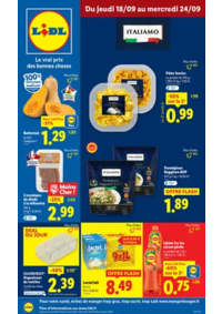 Prospectus Lidl ERSTEIN : Chez Lidl, découvrez une sélection de produits qui vous transporte au cœur de l'Italie !