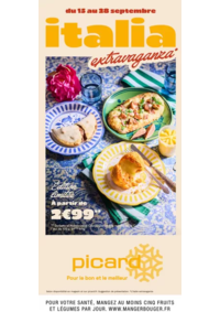 Prospectus Picard CALUIRE : Italia Extravanganza