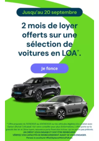 Prospectus Aramis Lille : 2 mois de loyer offerts sur une sélection de voitures en LOA