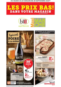 Prospectus Maximarché Amancey : LES PRIX BAS ! DANS VOTRE MAGASIN