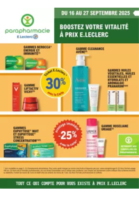 Prospectus Parapharmacie E.Leclerc ORLY : Prospectus Septembre