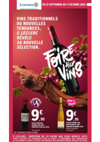 Prospectus E.Leclerc ST PIERRE LES ELBEUF : FOIRE AUX VINS - MIXTE