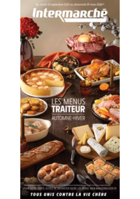 Prospectus Intermarché Hyper DOLE : CATALOGUE TRAITEUR AUTOMNE HIVER