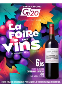 Prospectus G20 SAINT MICHEL SUR ORGE : Op Fav Tract G20