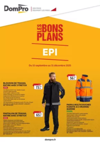 Prospectus Dompro FEIGNIES : Bons plans EPI n2 2025