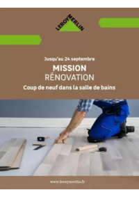 Prospectus Leroy Merlin Grande Synthe : MISSION RÉNOVATION