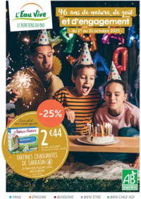 Prospectus L'Eau Vive LYON 2 : Catalogue Octobre 2025