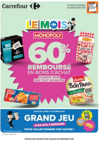 Prospectus Carrefour Drive BESANCON : LE MOIS MONOPOLY !