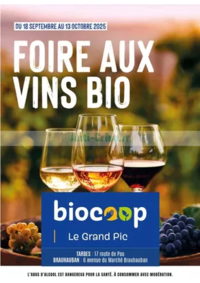 Prospectus Biocoop CHATELLERAULT : Foire aux vins bio