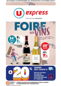Prospectus U Express : Foire aux Vins d'Automne