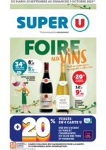Prospectus Super U : Foire aux Vins d'Automne