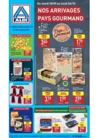 Prospectus Aldi Lunel : Nos arrivages pays gourmand