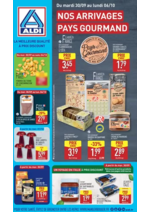 Prospectus Aldi : Nos arrivages pays gourmand
