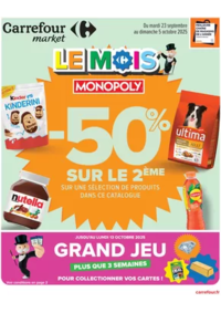 Prospectus Carrefour Market : LE MOIS MONOPOLY